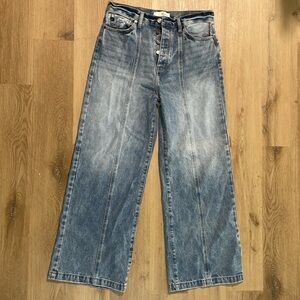 Kancan Mara Ultra High Rise 90's Wide Leg Jeans size 11 size 29